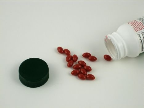 pills and pharmaceutic products used for curing illnesses and keeping in good health