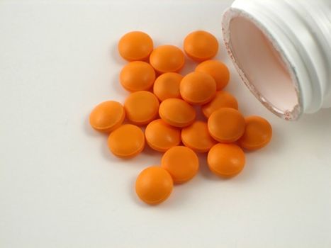 Close up pictures of medical pills