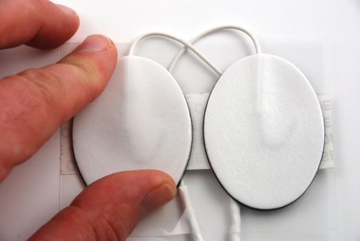 Stock pictures of electrodes used in a variety of medical equipment