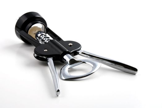 stock pictures of a corkscrew used in a kitchen to oepn bottles of wine