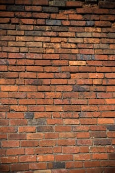 A Colourful old Tactile Brick Wall Photo