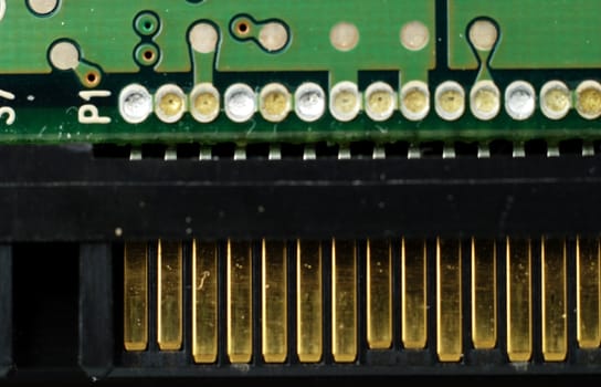 Pictures of boards with several electronic components and connectors