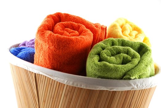 Stock pictures of bath towels and wash clothes