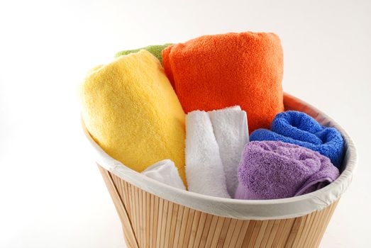 Stock pictures of bath towels and wash clothes