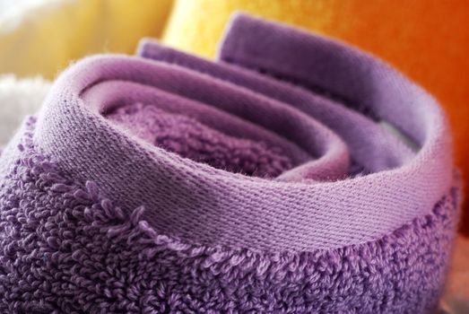 Stock pictures of bath towels and wash clothes