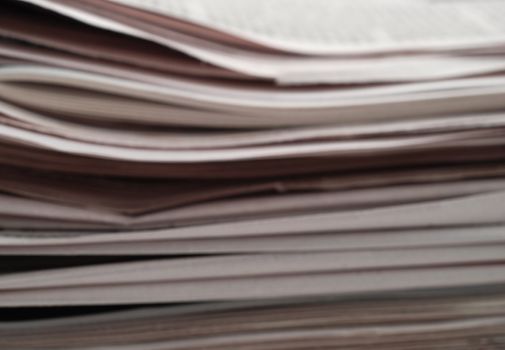 stock pictures of a stack of newspapers or magazines