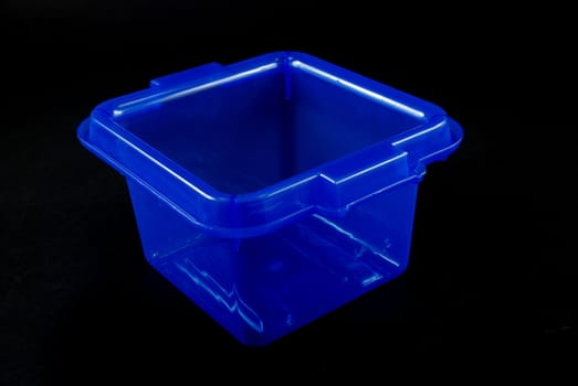 pictures of blue plastic clear containers for storage