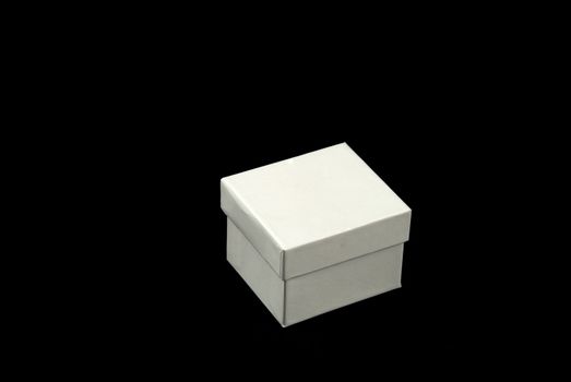 pictures of a square and white cardboard box