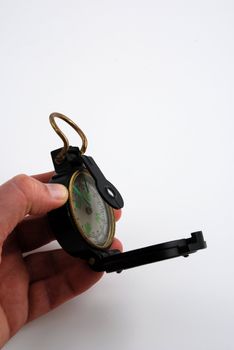 Stock pictures of a compass used for orientation for hikers and outdoor persons