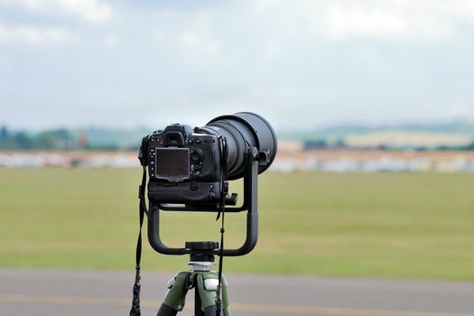 camera at ready for air display