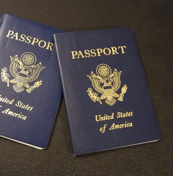 Passports and entrance visa for international travel and business
