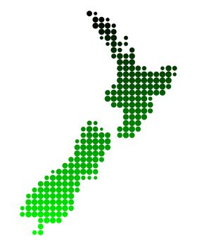 Map of New Zealand