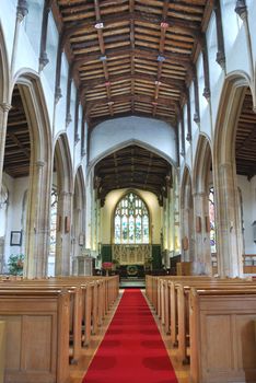 Interior of parish church