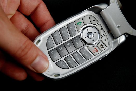 stock pictures of the components for a typical cell phone