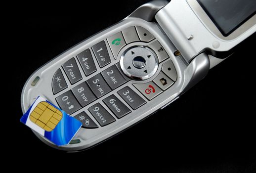 stock pictures of the components for a typical cell phone