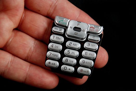 stock photography of the keypad found on phones