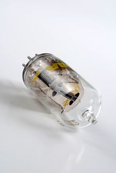 Stock pictures of a vacuum tube used in high end audion amplifiers