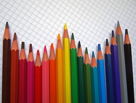 colored pencils