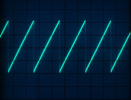 Stock pictures of waveform displays correspondig to several electrical and electronic signal for analysis