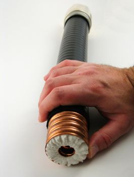 Large coaxial cable