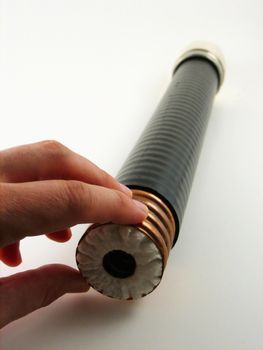 Large coaxial cable
