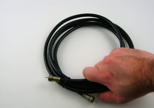 Rolled coaxial cable