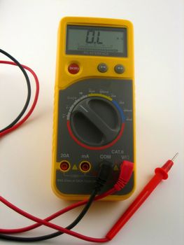 Pictures of an electronic multimeter