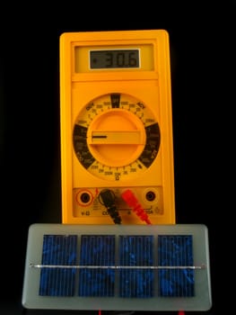 solar cells generating current