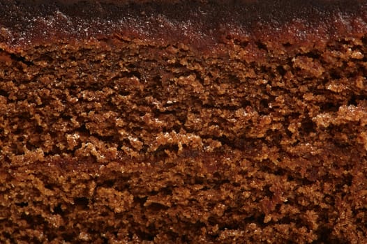 Cake Sacher. Close-up