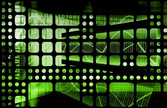 Business Abstract Technology as a Background Art