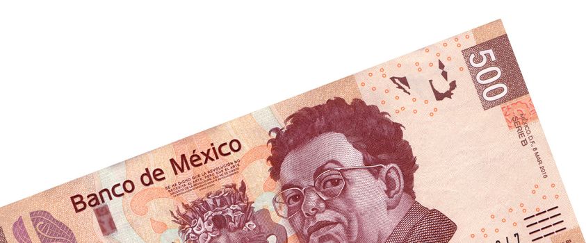 High Resolution picture of a $500 Pesos bank note