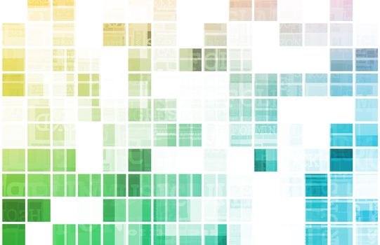 A Technology Industry Network As a Wallpaper