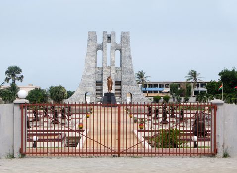 The monument dedicated to Kwame Nkrumah in Accra, Ghana in West Africa