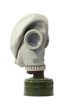 Gas Mask isolated on white background with clipping path