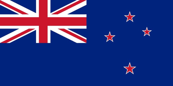 The national flag of New Zealand