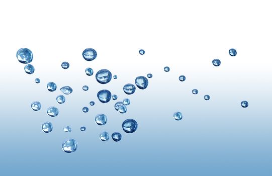 Splashing water abstract background isolated with clipping path