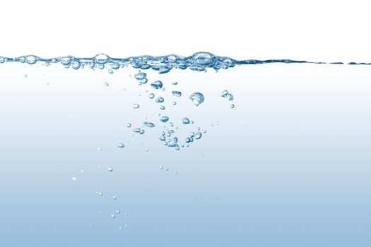 Splashing water abstract background isolated with clipping path