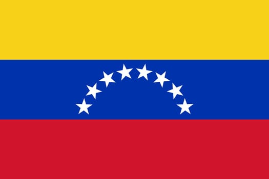 The national flag of Venezuela
