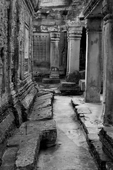 Shot at a temple in Angkor, Cambodia 