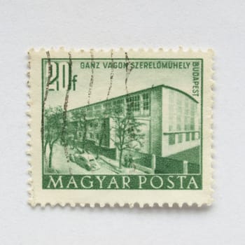 Hungarian postage stamp from Hungary (European Union)