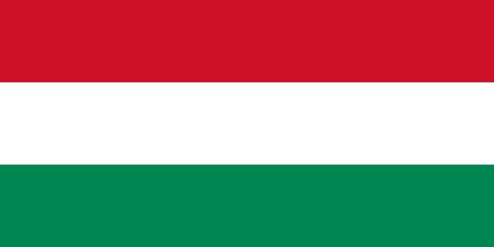 The national flag of Hungary