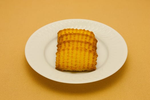 A plate of cookies