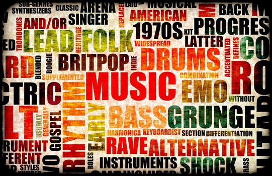 Music Background With Different Genres and Types
