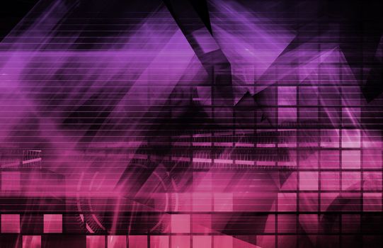 Internet World Wide Web Abstract Tech Background