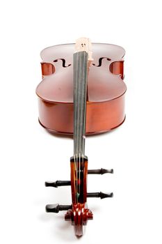 Cello, isolated on white 


