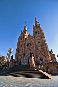 Detail of a Church in Sydney, Australia, 2009