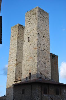 San Gimignano is a medieval town near Florence famous for his towers