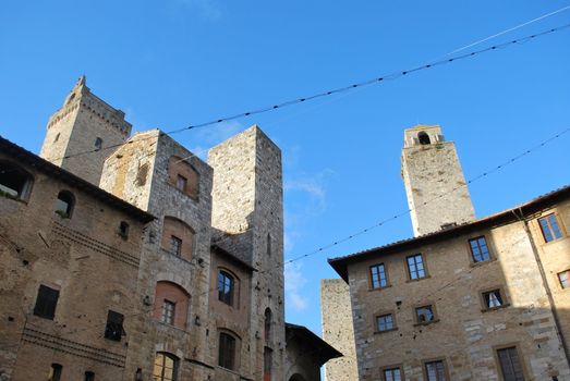 San Gimignano is a medieval town near Florence famous for his towers