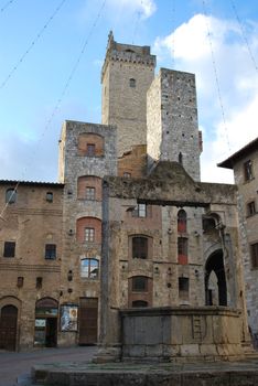 San Gimignano is a medieval town near Florence famous for his towers