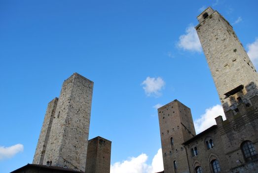 San Gimignano is a medieval town near Florence famous for his towers